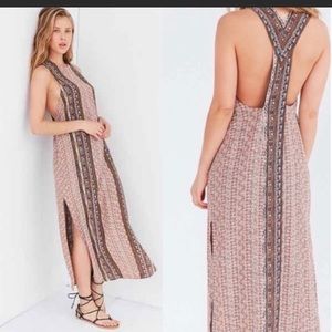 Racer back Maxi Dress with Side Slits